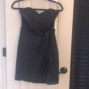Strapless black dress from Express